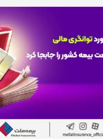 بیمه ملت رکورد توانگری مالی در تاریخ صنعت بیمه کشور را جابهجا کرد بیمه ملت رکورد توانگری مالی در تاریخ صنعت بیمه کشور را جابهجا کرد