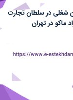 استخدام ۵ عنوان شغلی در سلطان تجارت بازرگان منطقه آزاد ماکو در تهران