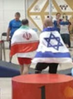 ببینید | جنجال جدید در ورزش ایران؛ خوش و بش وزنه برداری ایران و با ورزشکار اسرائیلی!