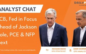 ECB, Fed in Focus Ahead of Jackson Hole, PCE & NFP Next