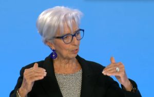 ECB Lagarde: Need to set rates at sufficiently restrictive level for as long as necessary