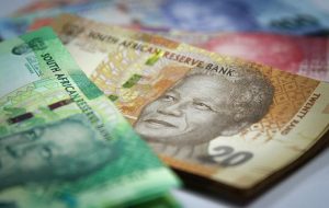 Rand Suffers as Risk Sentiment Sours