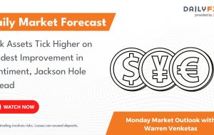 Risk Assets Tick Higher on Modest Improvement in Sentiment, Jackson Hole Ahead