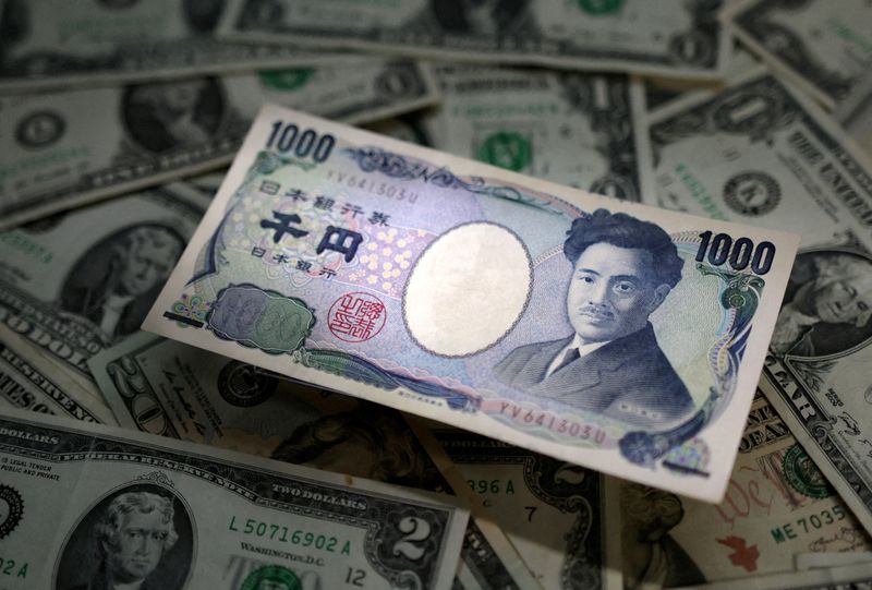 Yen drifts after breaching 2023 low, dollar gains