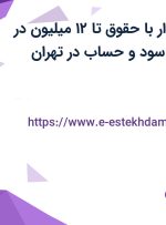 استخدام حسابدار با حقوق تا ۱۲ میلیون در موسسه حامیان سود و حساب در تهران