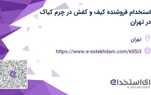 استخدام فروشنده کیف و کفش در چرم کیاک در تهران