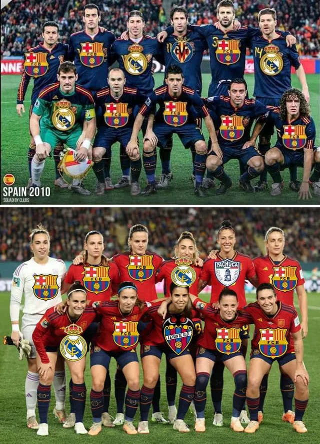 عکس| بارسلونا قهرمان جام جهانی است!