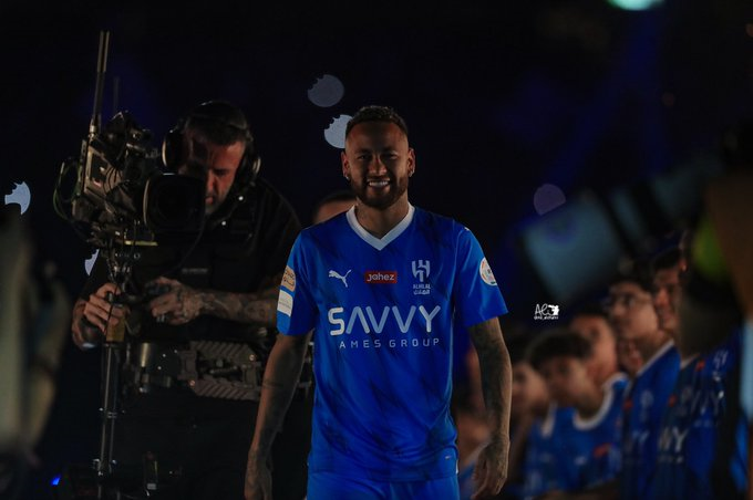 عکس| رونمایی با شکوه از نیمار در الهلال