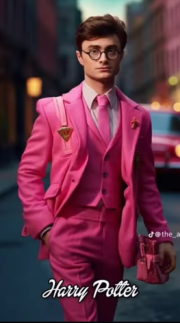 هری‌پاتر شوهر باربی شد / عکس