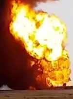 ببینید | لحظه اصابت پهپادهای اوکراینی به هواپیماهای ترابری نظامی روسیه در فرودگاه پسکوف