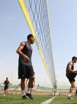 عکس| ژست قهرمانانه بازیکنان پرسپولیس برای رونالدو در غیاب بیرانوند