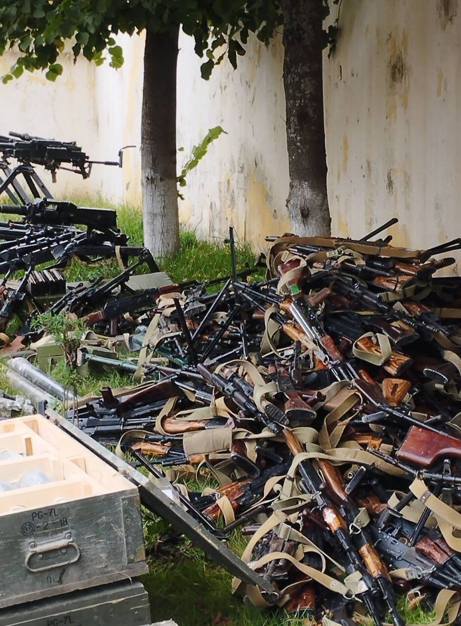 باکو این سلاح‌ها را مصادره کرد/عکس