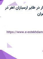 استخدام حسابدار در طایر ارسباران اهر در محدوده ایران تهران