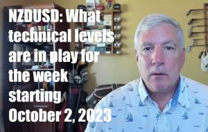 NZDUSD: What technical levels are in play for the week starting October 2, 2023.