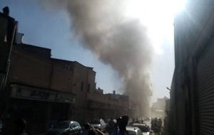 آتش‌سوزی هولناک در بهارستان / انبار لواز یدکی سوخت! + فیلم