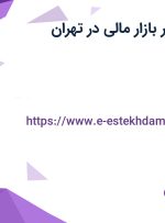 استخدام تحلیلگر بازار مالی در تهران