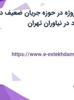 استخدام مدیر پروژه در حوزه جریان ضعیف در فرین تجارت زمرد در نیاوران تهران