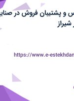 استخدام کارشناس و پشتیبان فروش در صنایع ایمن فراز ارک در شیراز