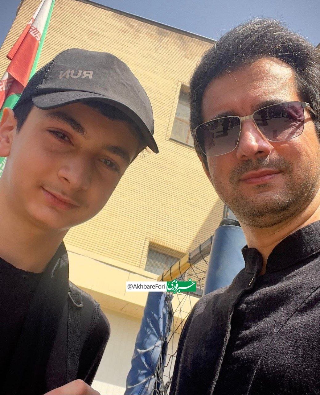 نجم‌الدین شریعتی و پسرش