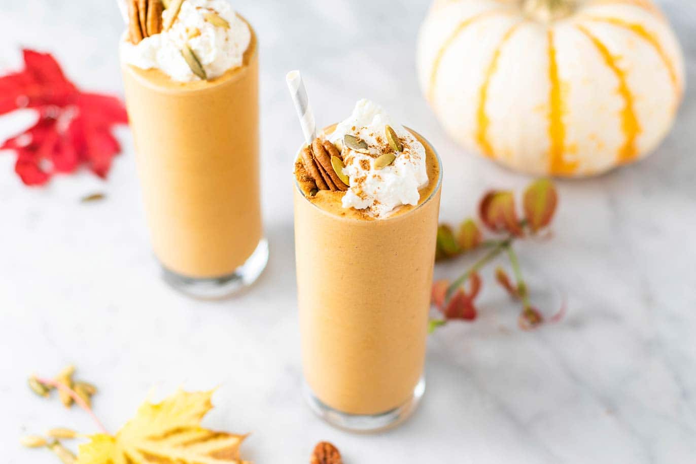 طرز تهیه اسموتی کدو تنبل