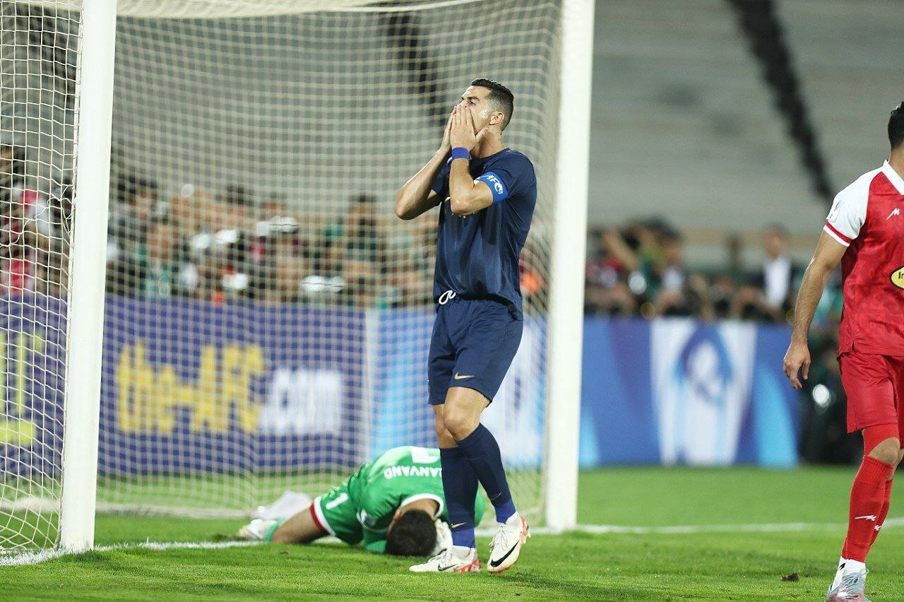 عکس| فریم به فریم با حسرت رونالدو مقابل پرسپولیس