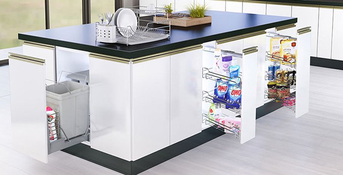 لیست اکسسوری کابینت واجب برای آشپزخانه