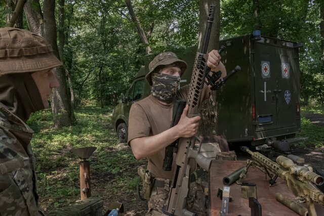روایت نیویورک‌تایمز از نبرد تک‌تیراندازها در خط مقدم جنگ اوکراین