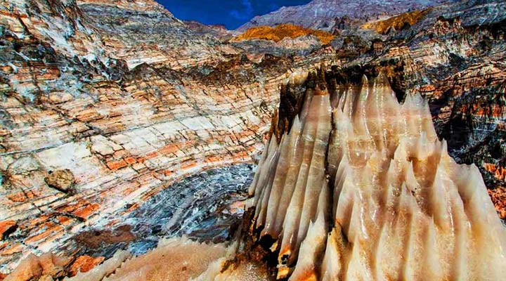 گنبد نمکی جاشک از جاهای دیدنی بوشهر