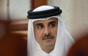 حمایت تمام قد امیر قطر از مردم فلسطین
