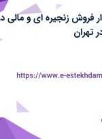 استخدام حسابدار فروش زنجیره ای و مالی در نماد فرآیند آلما در تهران