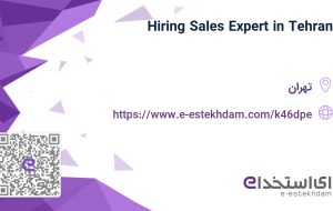 Hiring Sales Expert in Tehran