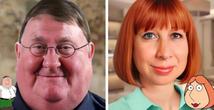 پیتر و لوئیس گریفین از مرد خانواده