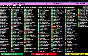 رأی عجیب عراق به قطعنامه آتش بس غزه 