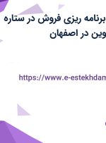 استخدام کارمند برنامه ریزی فروش در ستاره پخش سپاهان نوین در اصفهان