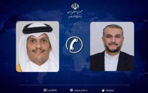 رایزنی تلفنی امیرعبداللهیان با وزیر خارجه قطر درباره جنگ غزه
