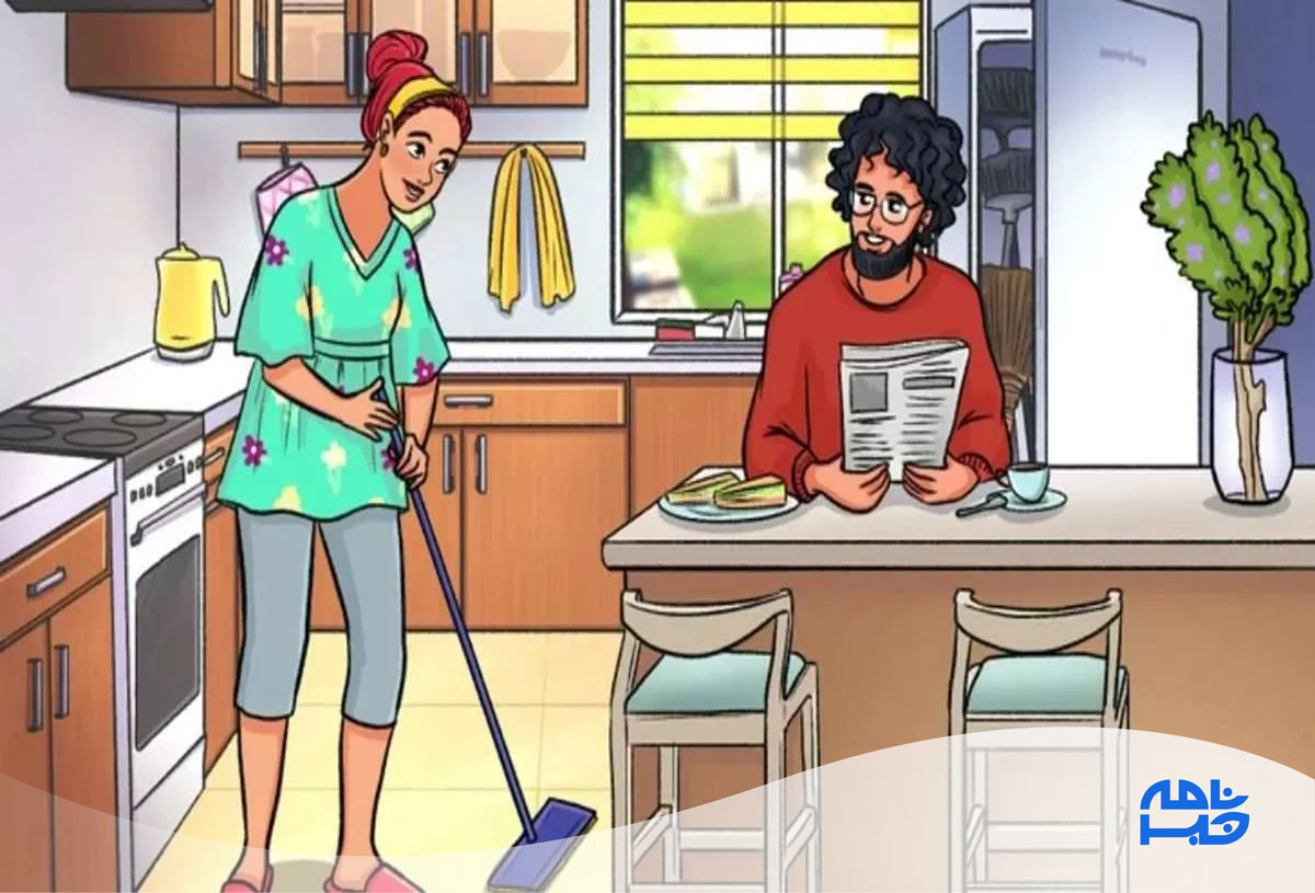 آزمون اشتباه تصویر آشپزخانه