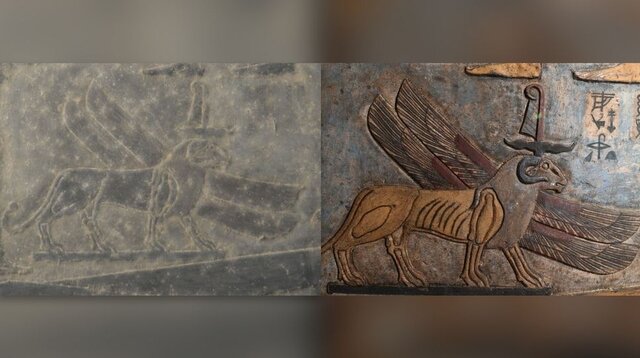 آشکارشدن نقاشی خیره‌کننده در مصر