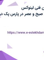 استخدام پشتیبان فنی لینوکس (هاستینگ_شیفت صبح و عصر) در پارس پک در تهران
