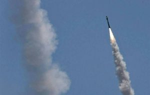 اصابت مستقیم موشک‌های مقاومت به تل‌آویو + فیلم