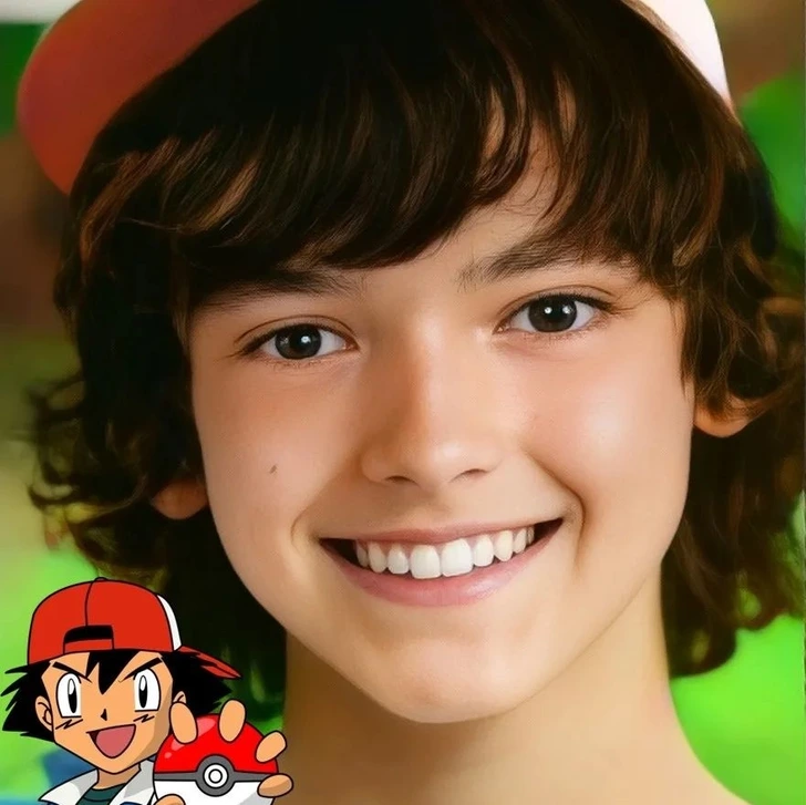 Ash Ketchum از Pokémon - اگر شخصیت های کارتونی انسان های واقعی بودند...