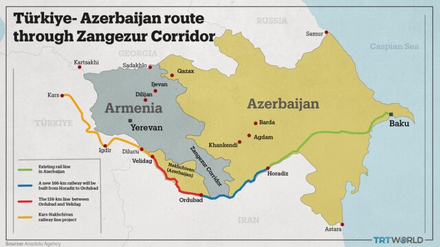 عبور زنگزور از ایران و تاکید تهران بر عدم تغییر مرزهای ژئوپلیتیک