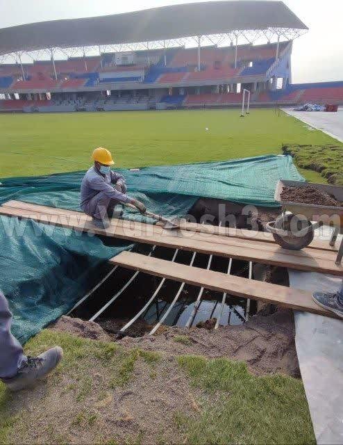 عکس| خطر مرگ در بازی مس رفسنجان و استقلال!