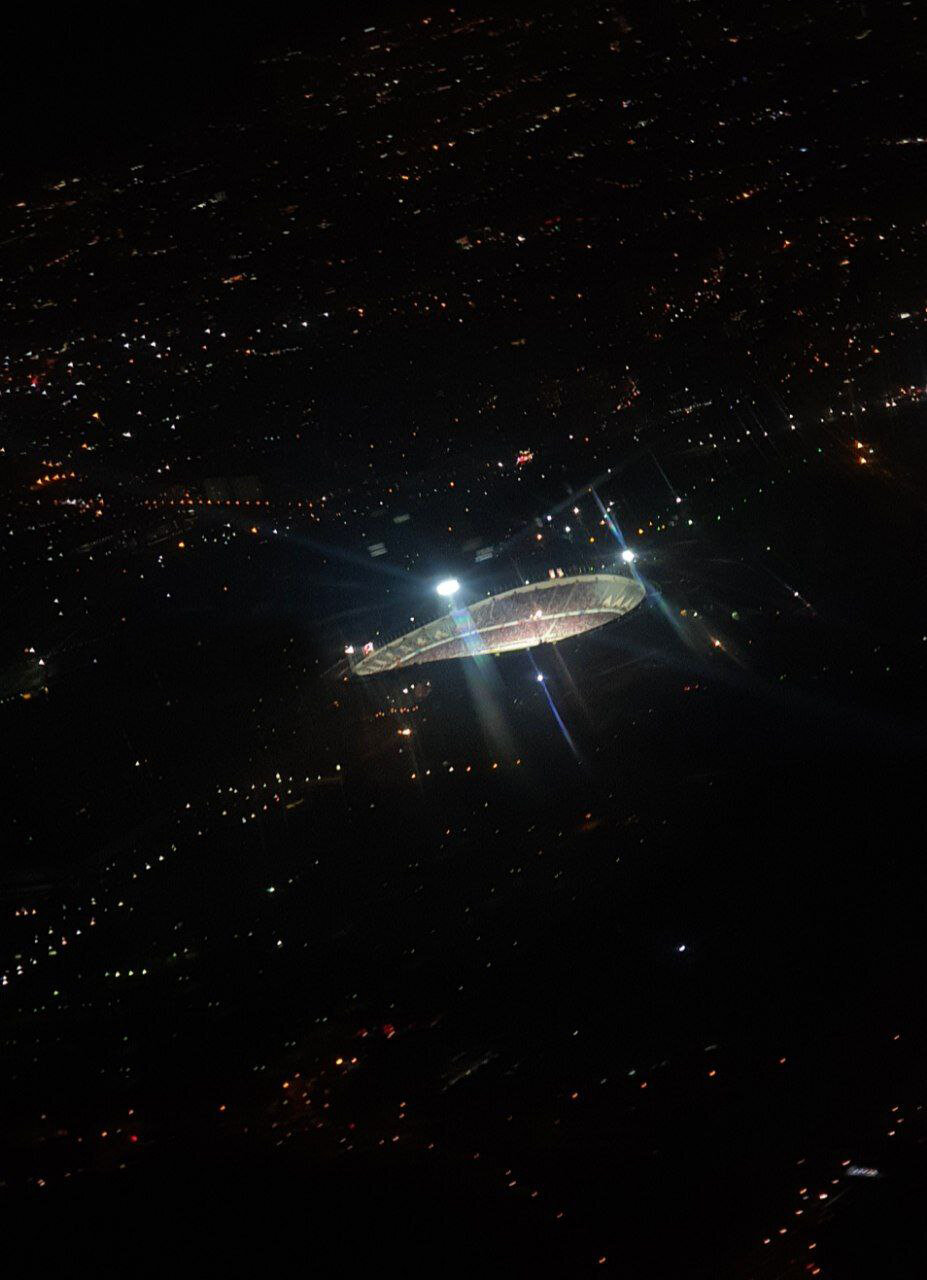 عکس| نمایی دیدنی از استادیوم آزادی هنگام بازی نساجی - الهلال از آسمان