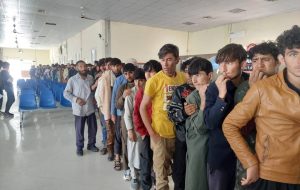 خروج تعدادی از مهاجران افغان از ایران