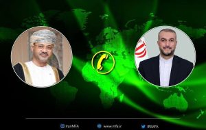 تاکید وزرای خارجه ایران و عمان بر افزایش تحرکات کشورهای اسلامی برای توقف جنایت صهیونیست‌ها