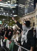 حامیان فلسطین دفتر روزنامه نیویورک تایمز را اشغال کردند