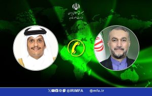 گفتگوی تلفنی وزیران خارجه ایران و قطر/ آخرین تحولات فلسطین بررسی شد گفتگوی تلفنی وزیران خارجه ایران و قطر/ آخرین تحولات فلسطین بررسی شد