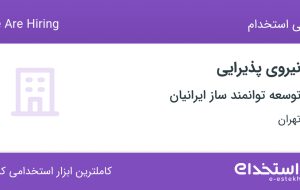 استخدام نیروی پذیرایی در شرکت توسعه توانمند ساز ایرانیان در بهارستان تهران
