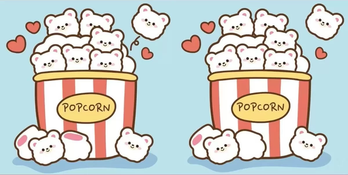 آزمون تشخیص تفاوت پاپ کورن