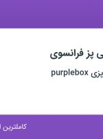 استخدام قناد و شیرینی پز فرانسوی در کارگاه شیرینی پزی purplebox در تهران